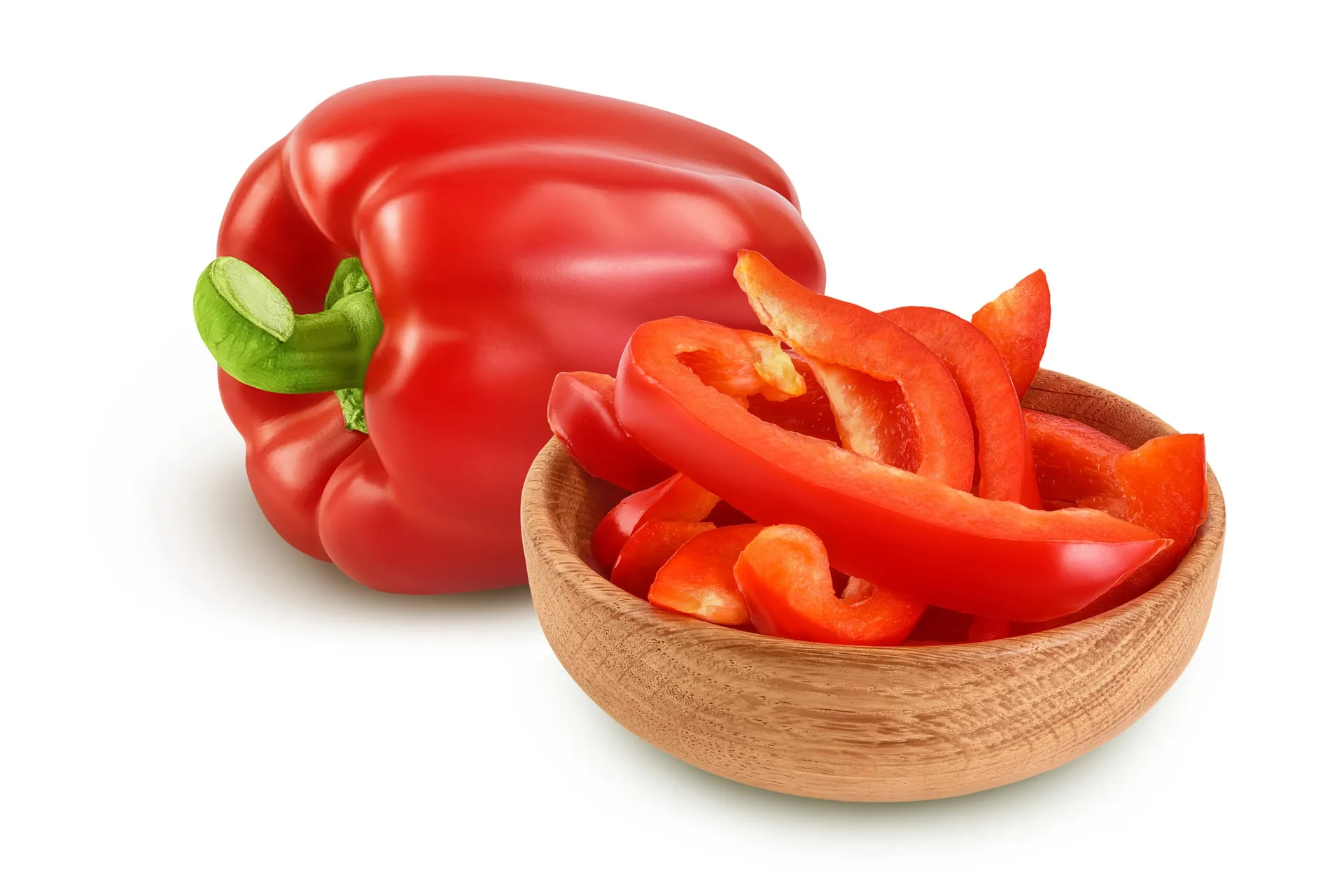 IQF Sliced Red Peppers