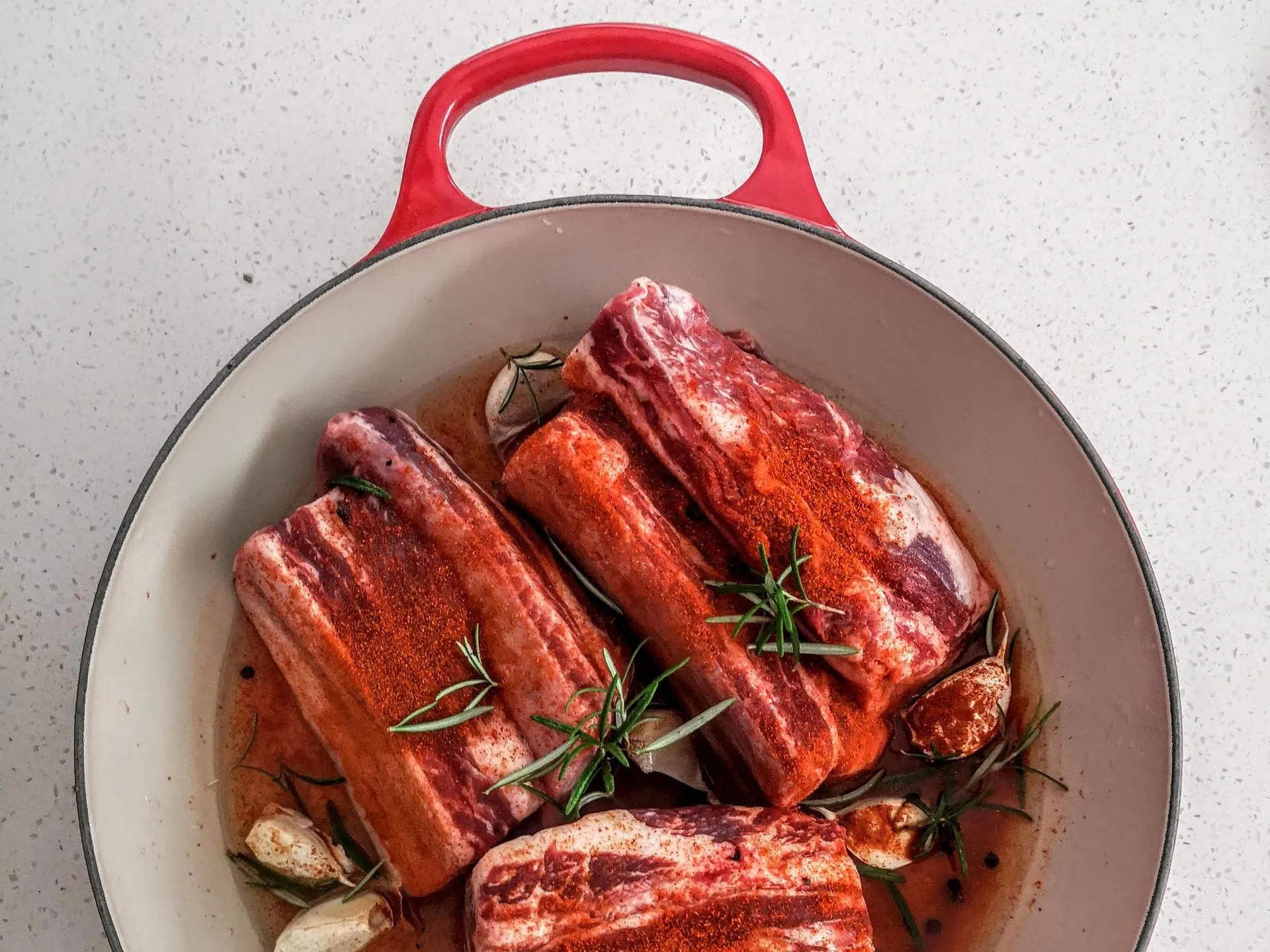 Gefrorene Schweine-Riblets