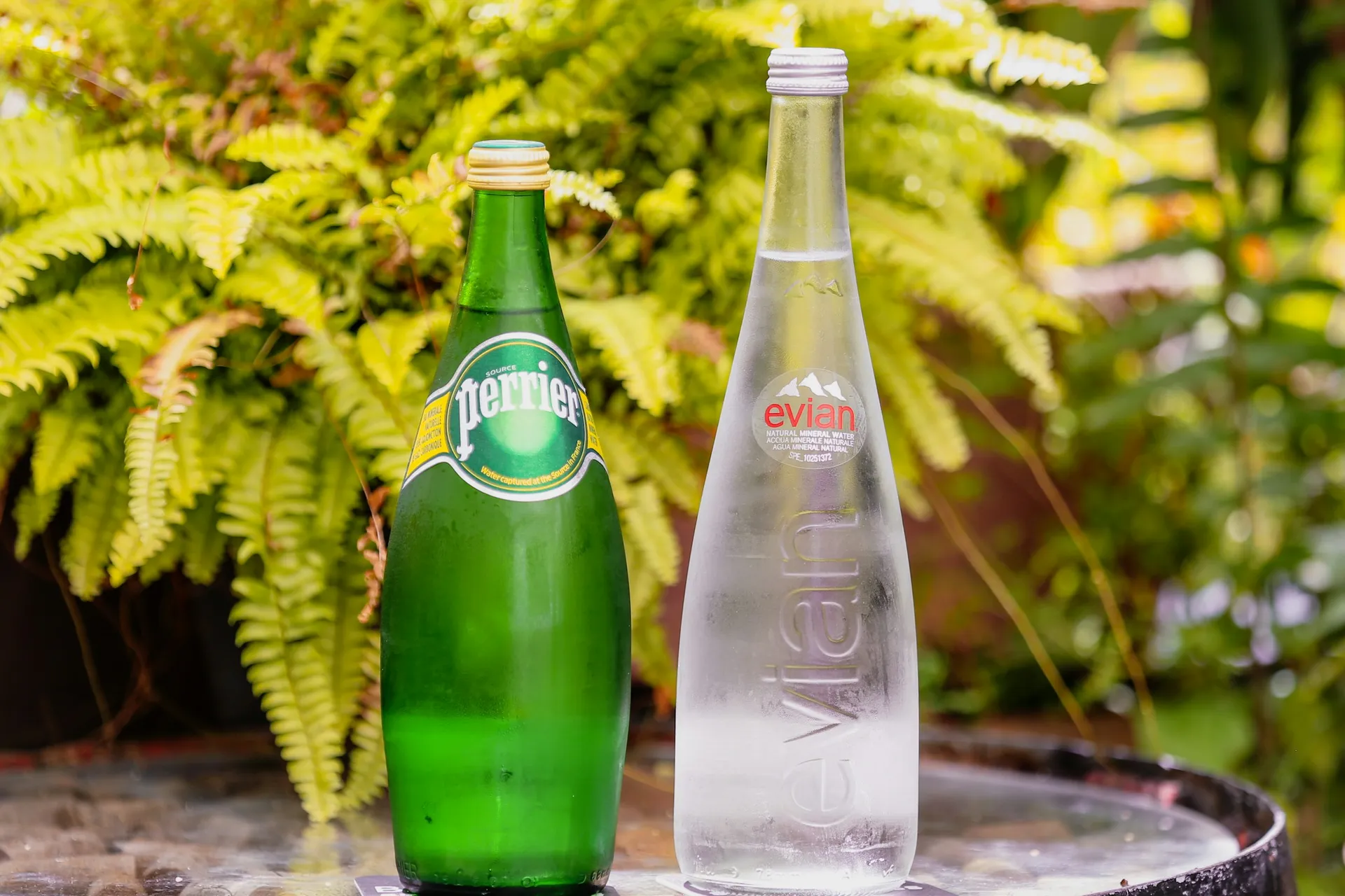 Evian natürliches Mineralwasser
